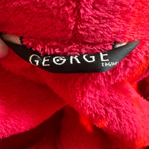 George puffy fluffy cozy kids housecoat with pockets and belt cozy fall robe - Picture 7 of 9